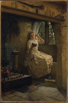 A Cosey Corner by Frank Millet