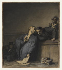 A Criminal Case by Honoré Daumier