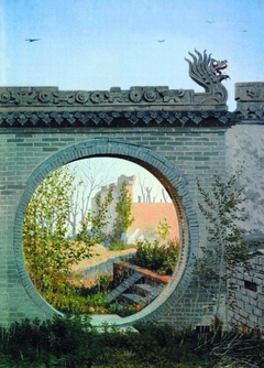 A Garden gate in Chuguchak by Vasily Vereshchagin