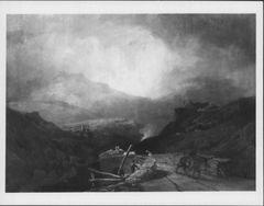 A Mountain Landscape by Augustus Wall Callcott