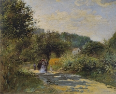 A Road in Louveciennes by Auguste Renoir