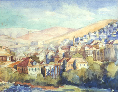 A View from Zahlé by Moustafa Farroukh