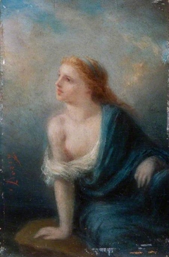 A Young Girl by Pierre-Joseph Dedreux-Dorcy