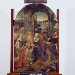 Aanbidding der koningen by Master of 1518