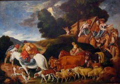 Abraham parte de Jarán a la tierra prometida by Unknown Artist