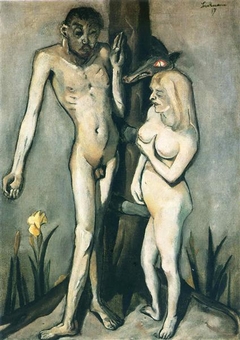 Adam and Eve by Max Beckmann