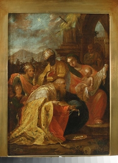 Adoration of the Magi by Michał Stachowicz