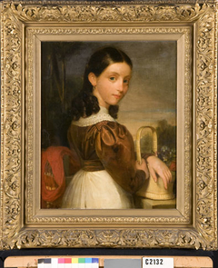 Adriana Johanna Heyligers (1816-1891). De zuster van de schilder by Antoon Francois Heyligers