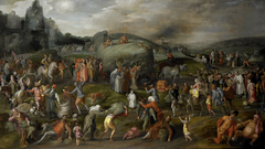 Allegory of Secular and Spiritual Abuses (Haywain: Allegory of Worldly and Ecclesiastical Abuses) by Gillis Mostaert