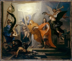 An Allegory, Probably of the Peace of Utrecht of 1713 by Antoine Rivalz