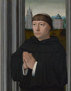 An Augustinian Friar Praying by Gerard David