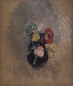 Anemones and Tulips (Anémones et Tulipes) by Odilon Redon