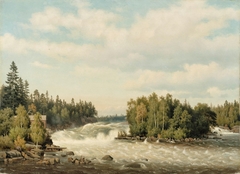 Anjalankoski Rapids by Ferdinand von Wright