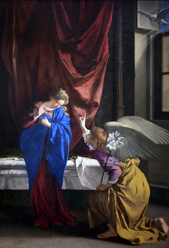 Annunciation by Orazio Gentileschi