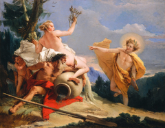 Apollo Pursuing Daphne by Giovanni Battista Tiepolo