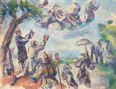 Apotheosis of Delacroix by Paul Cézanne