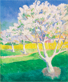 Apple Trees in Blossom by Kazimir Malevich