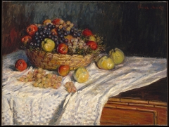 Apples and Grapes by Claude Monet