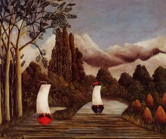 Banks of the Oise by Henri Rousseau