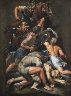 Battle Piece by Lazzaro Baldi