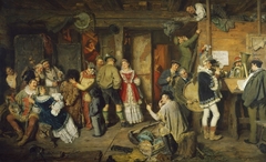 Bauerntheater by Eduard von Grützner