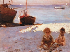 Beach at Capri by John Singer Sargent