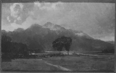 Berge am Kochelsee by Heinrich Deuchert