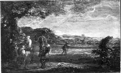 Bucht bei bewegter See by Salvator Rosa