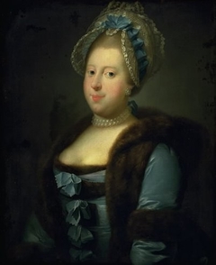 Caroline Mathilde, Christian VII's Queen by Jens Juel