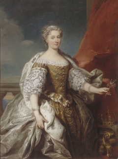 Catherine Opalińska, Queen of Poland by Jean-Baptiste van Loo