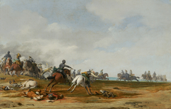 Cavalry Engagement by Pieter Post