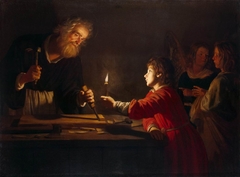 Childhood of Christ by Gerard van Honthorst