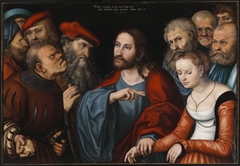 Christ and the Adulteress by Lucas Cranach the Elder