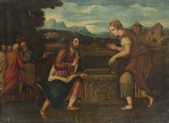 Christ and the Woman of Samaria by Anonymous