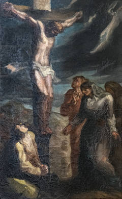 Christ on the cross by Louis de Planet