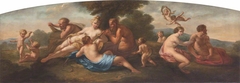 Classical Figures in a Pastoral Setting by Elizabeth Cust