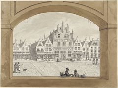 De Koopmanshal in Middelburg by Dirk Verrijk