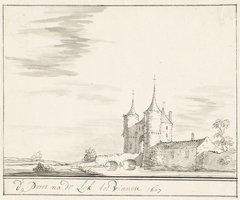 De poort aan de Lek te Vianen in 1607 by Jacobus Stellingwerff