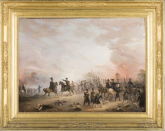 De slag bij Houthalen (België) op 6 augustus 1831 tijdens Tiendaagse Veldtocht by Petrus Groenia