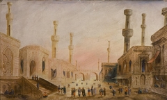 eastern square or palace by Anonymous