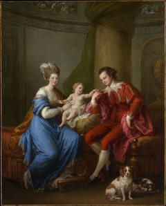 Edward Smith Stanley, Twelfth Earl of Derby, with His First Wife and Their Son by Angelica Kauffman