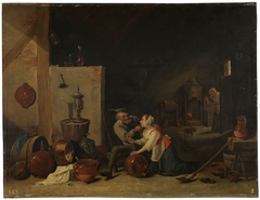 El viejo y la criada by David Teniers the Younger