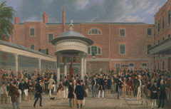 Epsom Races: Settling Day at Tattersall by James Pollard