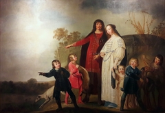 Family portrait in a landscape by Pieter Fransz. de Grebber by Pieter de Grebber