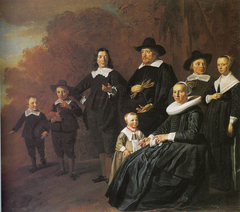 Family Portrait of Rutger van Weert and Maria Beels by Jacob van Loo