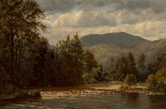 Fisherman in Stream by Horace Wolcott Robbins