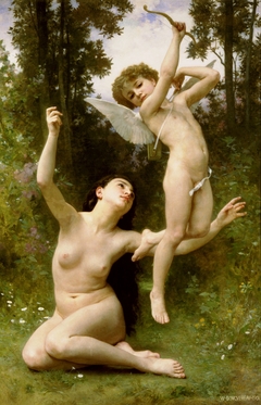 Flight of Love by William-Adolphe Bouguereau