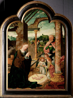 Geburt Christi by Joos van Cleve