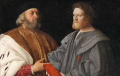 Giorgio Cornaro (1452-1527) and his son Francesco Cornaro (1478-1543) by Vincenzo Catena