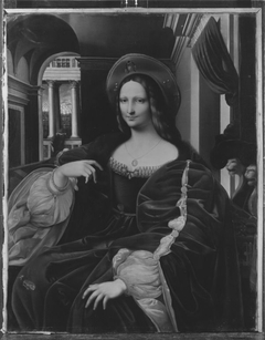 Giovanna d'Aragona (nach einem Gemälde der Raffael-Schule) by Amos Cassioli